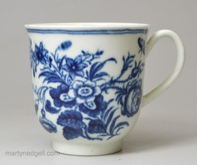 Worcester porcelain coffee cup, circa 1780