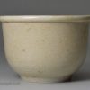 Staffordshire white saltglaze stoneware bowl, circa 1760