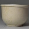 Staffordshire white saltglaze stoneware bowl, circa 1760