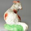 Derby porcelain ram, circa 1800