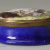 Bilston enamel patch box, circa 1780