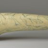 Staffordshire agate ware handle and a steel blade by Madin (Sheffield), circa 1760