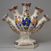 Pearlware pottery quintal vase with lustre decoration, circa 1830