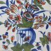 London delft polychrome tile, circa 1730