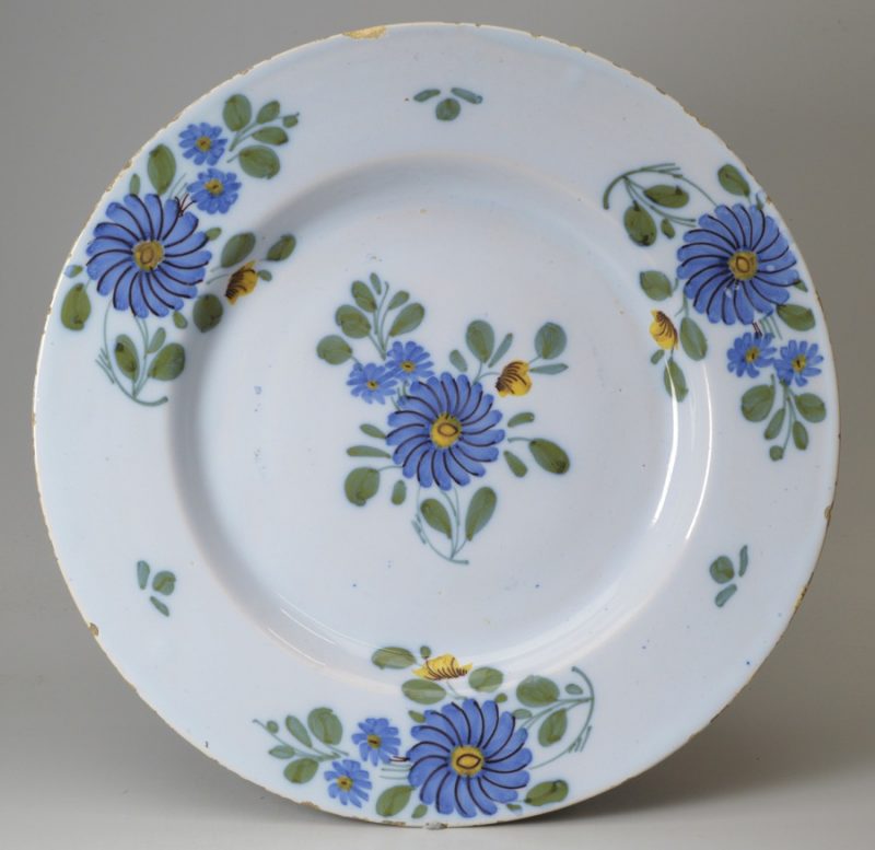 Bristol delft Fazackerly plate, circa 1750