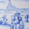 Liverpool delft tile, circa 1750