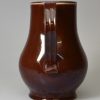 Asbury Whieldon glazed red stoneware jug, circa 1750