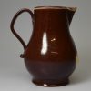 Asbury Whieldon glazed red stoneware jug, circa 1750