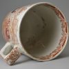 Pearlware pottery railway mug 'EXPRESS', circa 1860