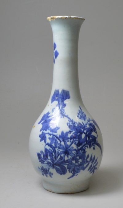 Small Liverpool delft vase, circa 1750