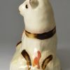 Creamware pottery sheep, circa 1810, probably Bovey Tracey Pottery