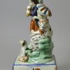 Prattware pottery figural group, circa 1790