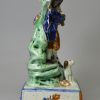 Prattware pottery figural group, circa 1790