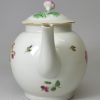 Worcester soft paste porcelain teapot, circa 1770