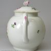 Worcester soft paste porcelain teapot, circa 1770