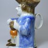 Prattware pottery Askew type Toby jug, circa 1820