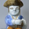 Prattware pottery Askew type Toby jug, circa 1820