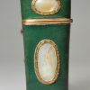 English etui, circa 1770 with mother of pearl inserts and shagreen covering, circa 1770