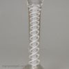 English wine glass with an opaque twist stem, circa 1770