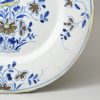 Bristol delft plate, circa 1720 Ex F. H. Garner collection