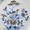 Bristol delft plate, circa 1720 Ex F. H. Garner collection