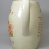 Large creamware jug commemorating the death of Admiral Nelson, circa 1805