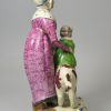 Staffordshire pearlware pottery figure, circa 1820