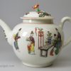 Worcester porcelain teapot, circa 1770