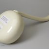 Large creamware pottery soup tureen ladle, circa 1800