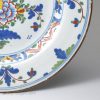 London delft polychrome plate, circa 1780