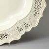 Creamware pierced dish, circa 1780