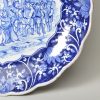 Dutch Delft biblical dish Jacob on his way to Egypt, circa 1750