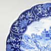 Dutch Delft biblical dish Jacob on his way to Egypt, circa 1750