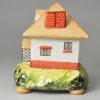 Staffordshire pearlware pottery cottage pastille burner, circa 1820