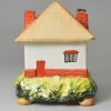 Staffordshire pearlware pottery cottage pastille burner, circa 1820