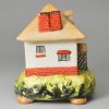 Staffordshire pearlware pottery cottage pastille burner, circa 1820