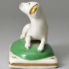 Staffordshire porcelain spaniel, circa 1830