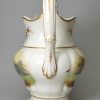 George Nuttalls English porcelain jug painted with cock fighting and pheasant shooting, dated 1844