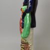 Large Staffordshire pottery figure of the blind violinist and his spaniel, circa 1860