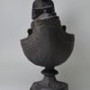 Wedgwood basalt figural oil lamp, circa 1820