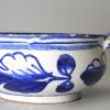 London delft porringer painted in blue, circa 1700