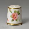 Derby, Stevens & Hancock, porcelain thimble, circa 1870