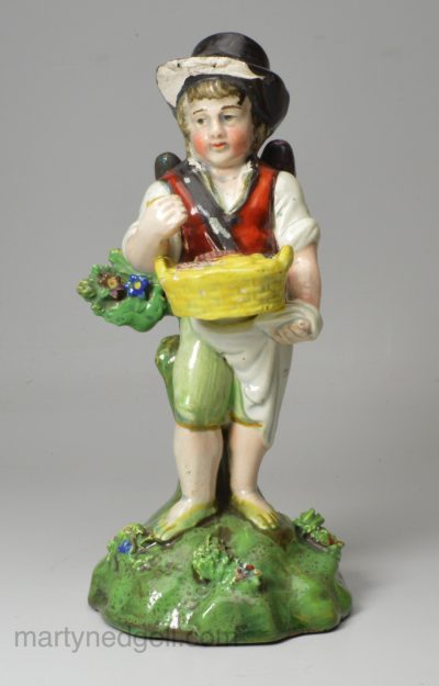 Staffordshire pearlware figure, circa 1820