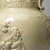 Large drab body jug moulded with Bacchanalian boys, circa 1820, Spode Pottery Staffordshire