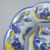 Large Dutch Delft buckle dish, circa 1690