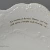 English porcelain dish printed with anti-slavery theme, circa 1830