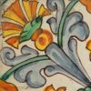 Spanish tin glazed tile, circa 1650, probably Catalonia