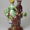 Staffordshire pearlware pottery Dandies circa 1820