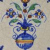 Dutch Delft polychrome tile, circa 1650