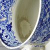 Pearlware jug decorated with blue transfer print under the glaze, circa 1820